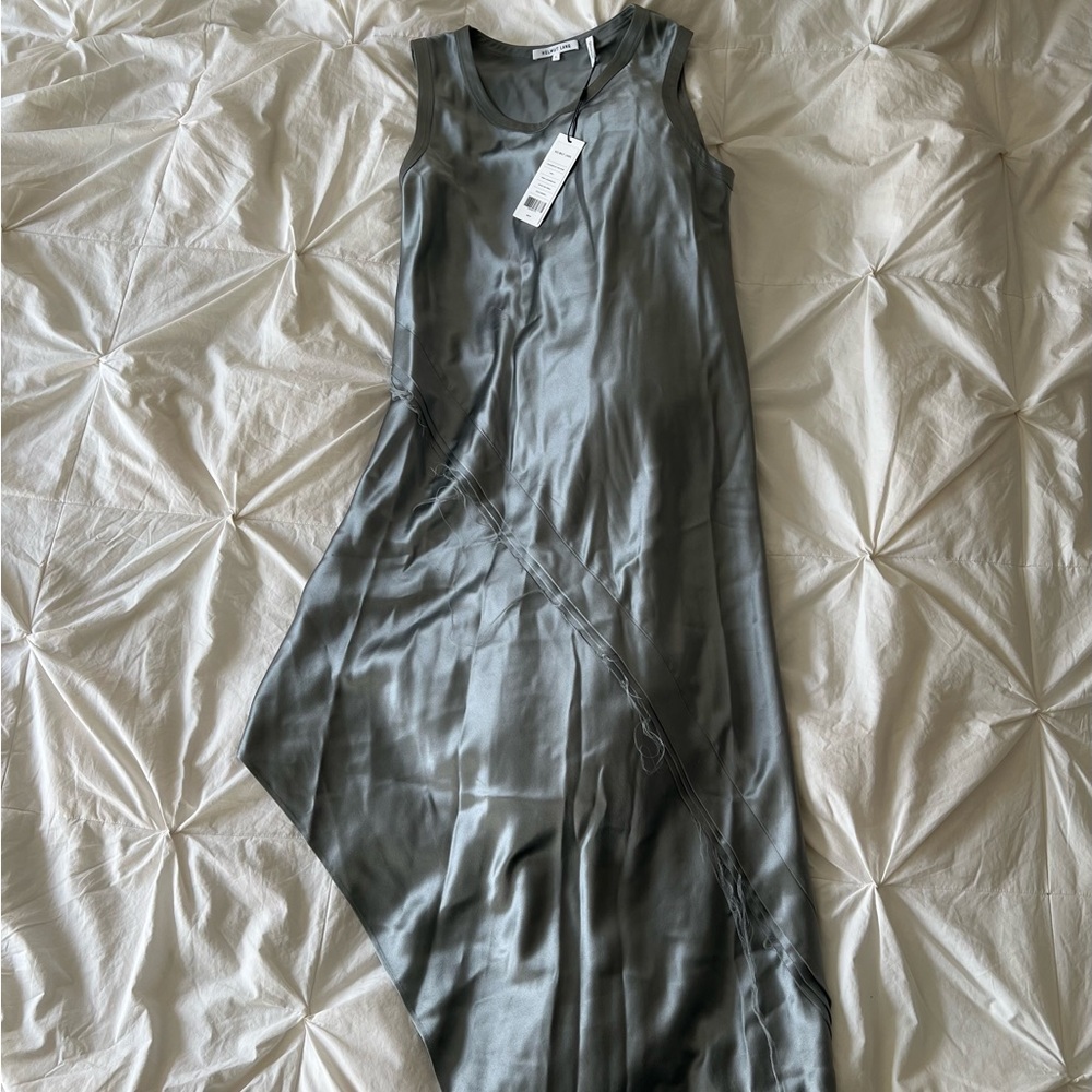 Helmut Lang Silk Tank Dress